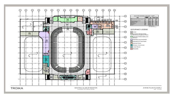 Early diagram of the New Facility