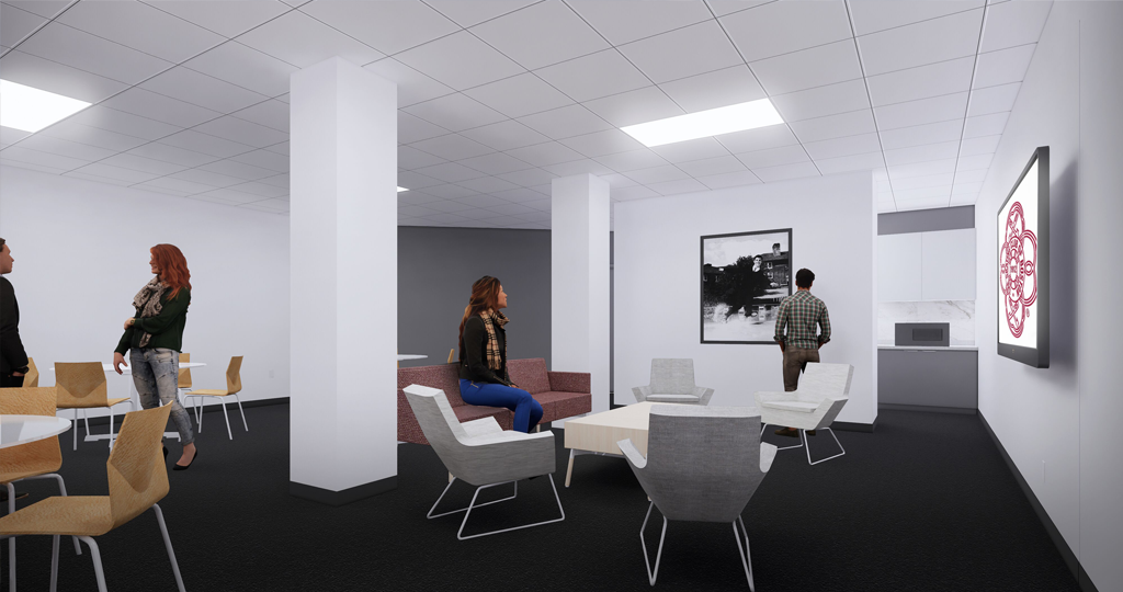 A rendering of the Robert Black Coaches Lounge
